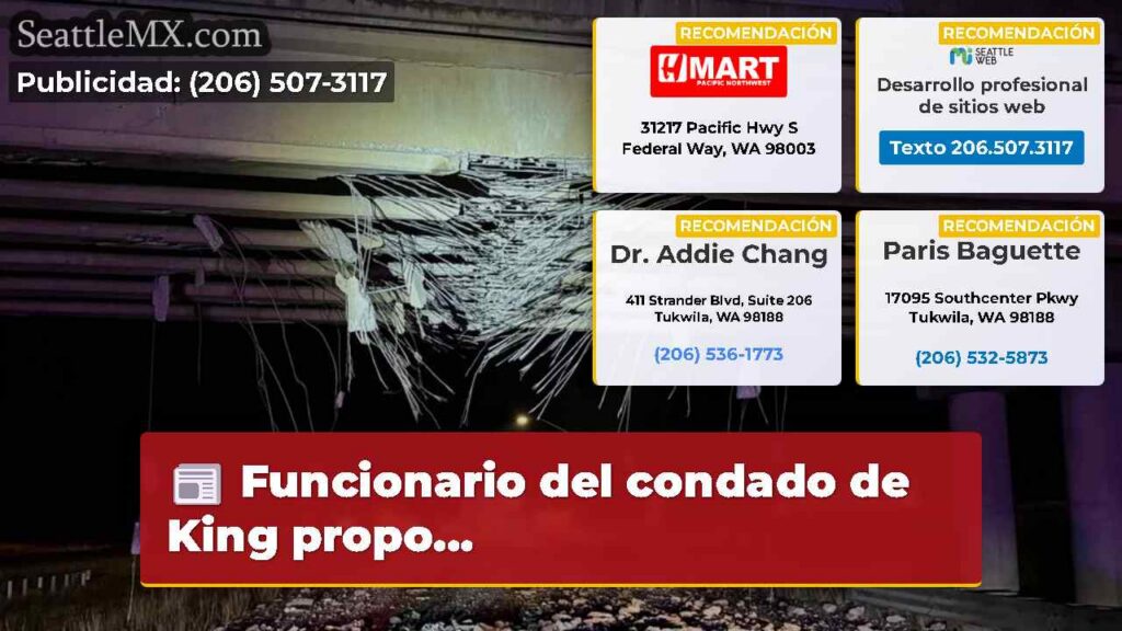 Funcionario del condado de King propo...