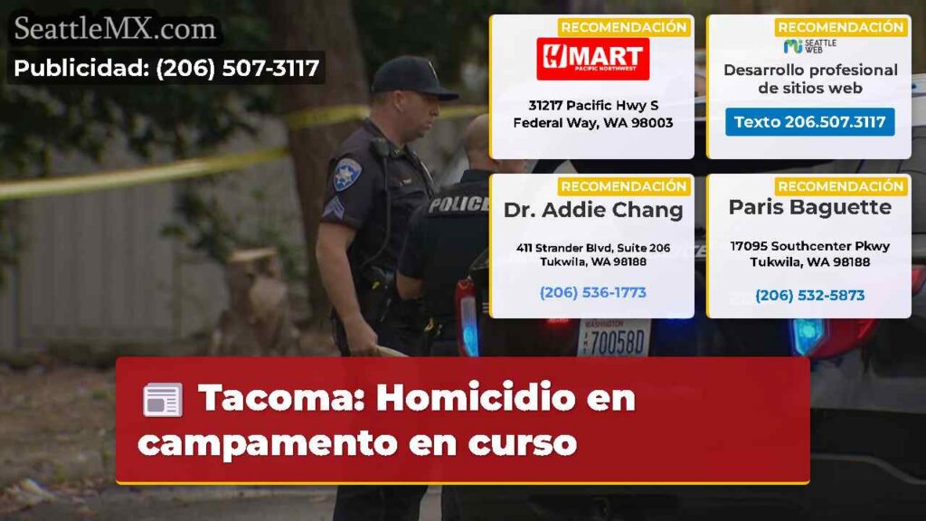 Tacoma: Homicidio en campamento en curso