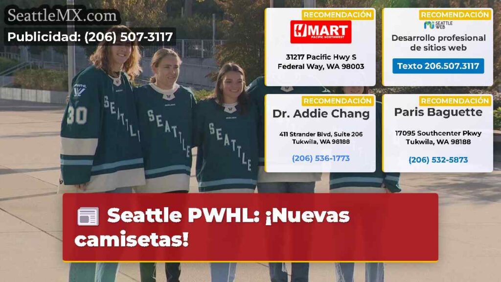Seattle PWHL: ¡Nuevas camisetas!
