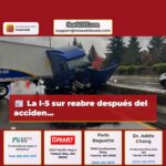 La I-5 sur reabre después del acciden…