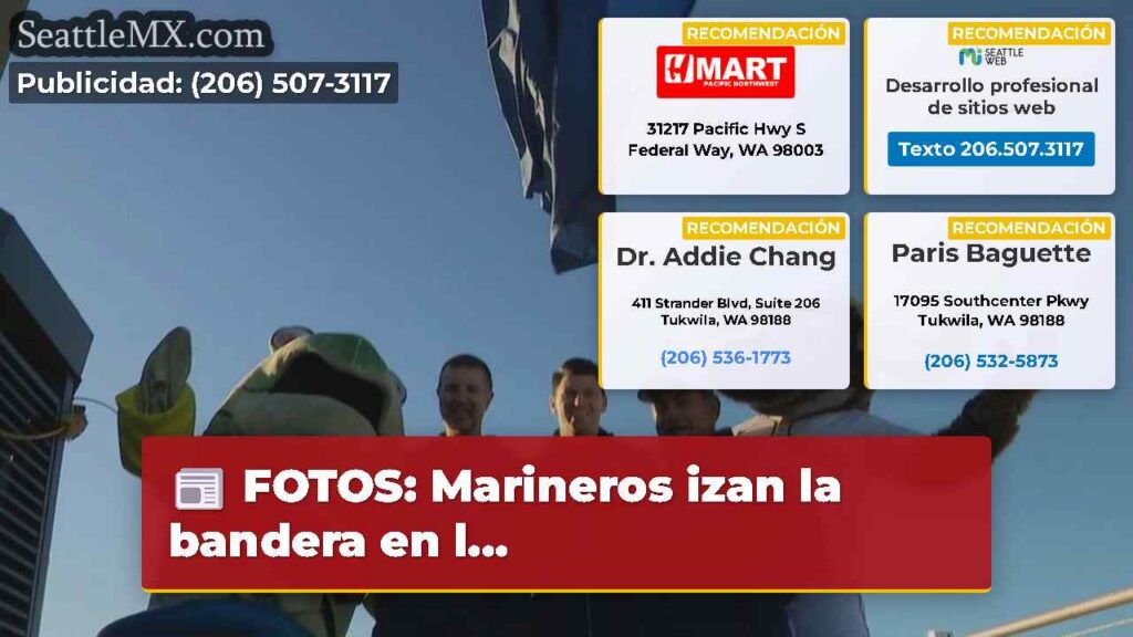 FOTOS: Marineros izan la bandera en l...