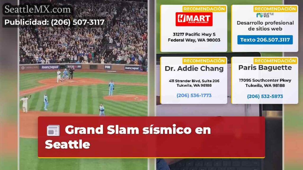 Grand Slam sísmico en Seattle