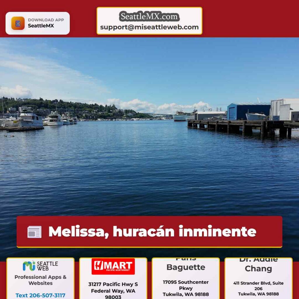 Melissa, huracán inminente