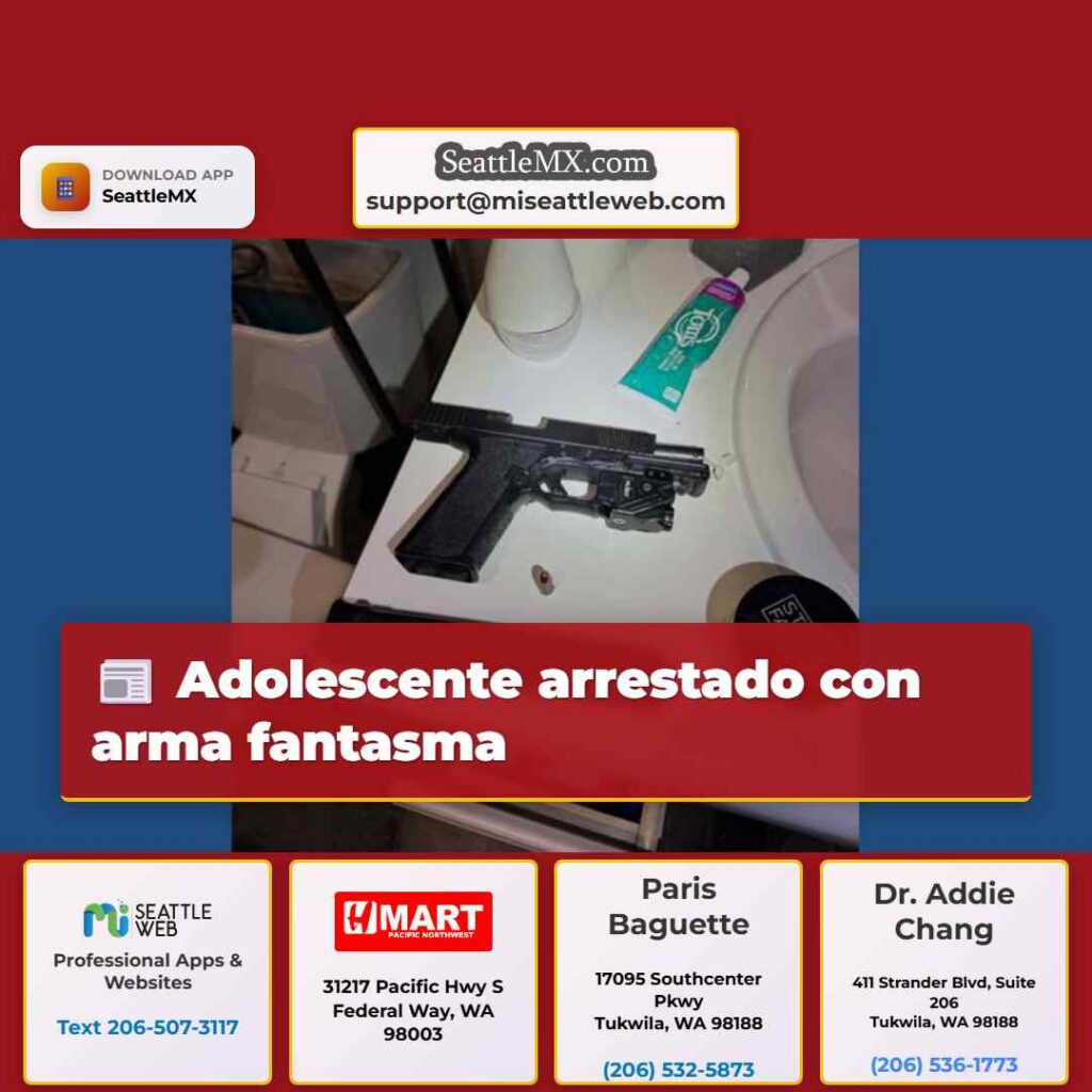 Adolescente arrestado con arma fantasma