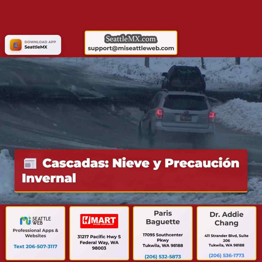 Cascadas: Nieve y Precaución Invernal