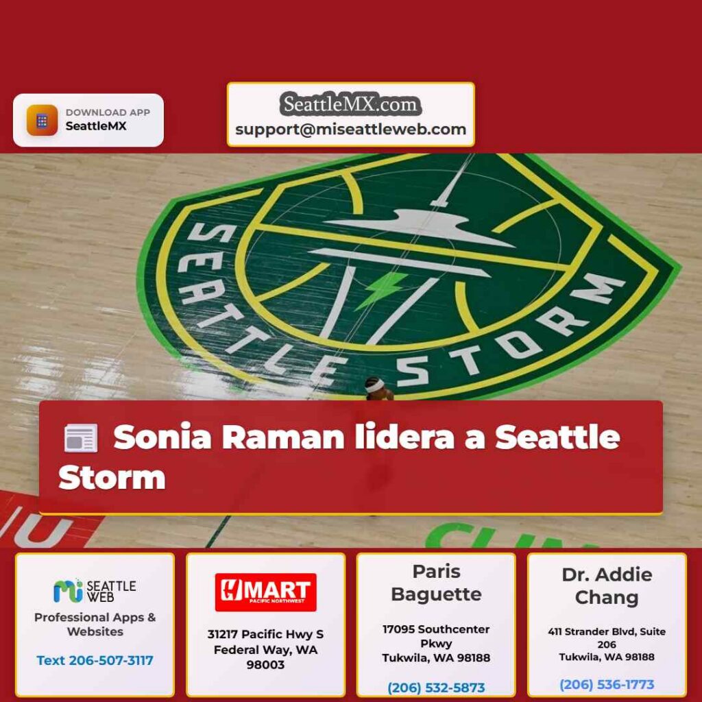 Sonia Raman lidera a Seattle Storm