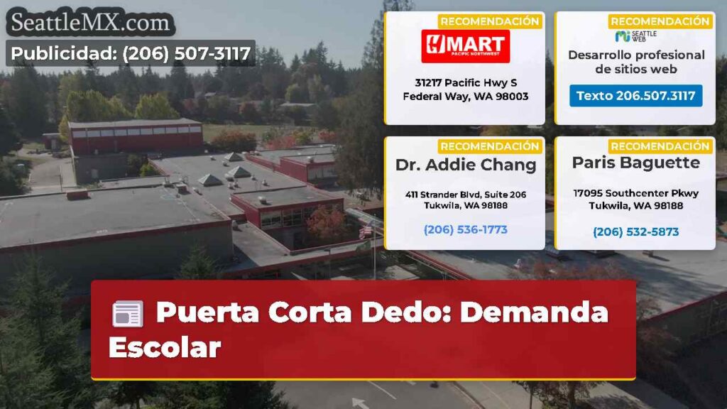 Puerta Corta Dedo: Demanda Escolar