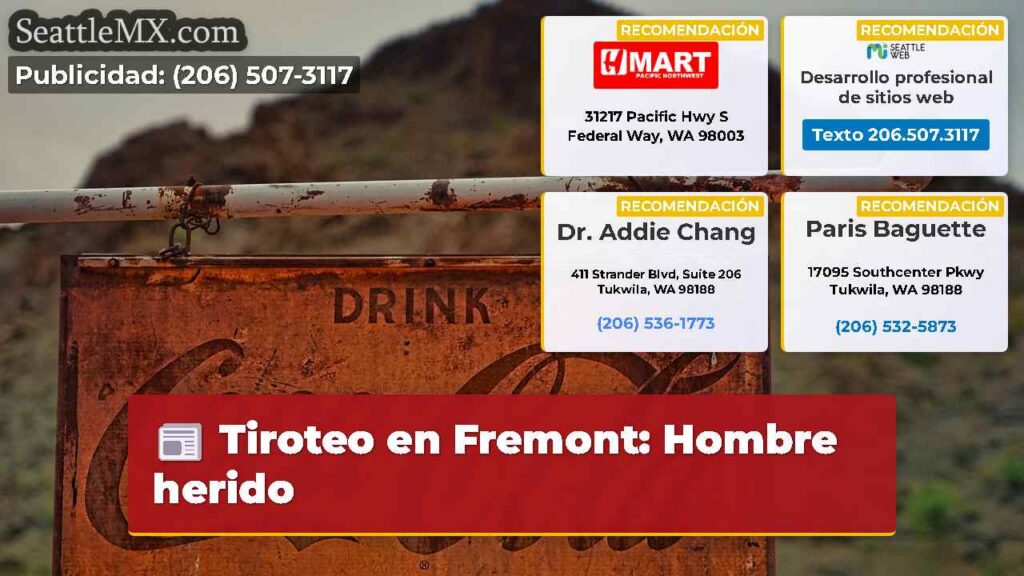 Tiroteo en Fremont: Hombre herido