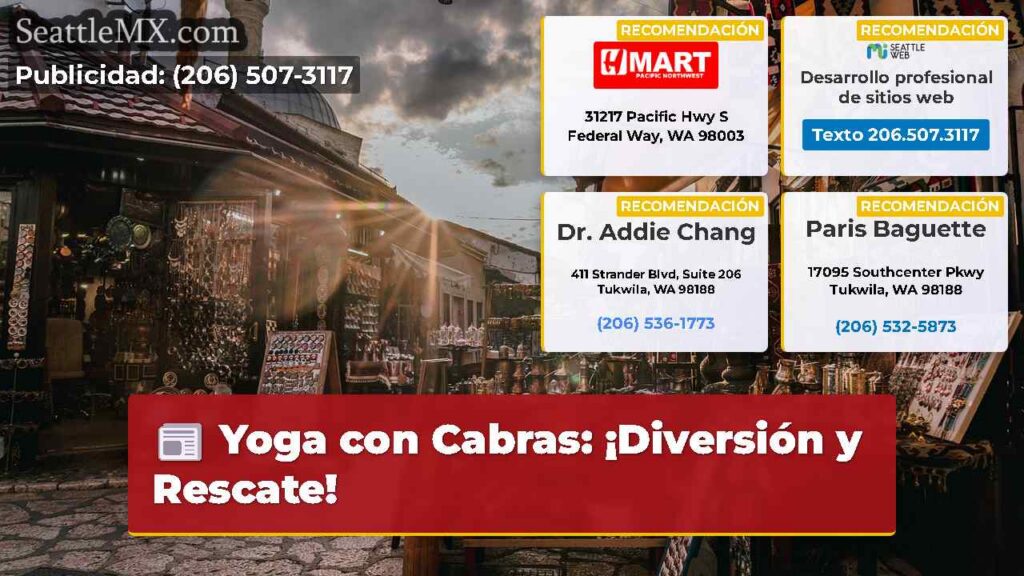 Noticias De Seattle 5 Yoga con Cabras: ¡Diversión y Rescate!