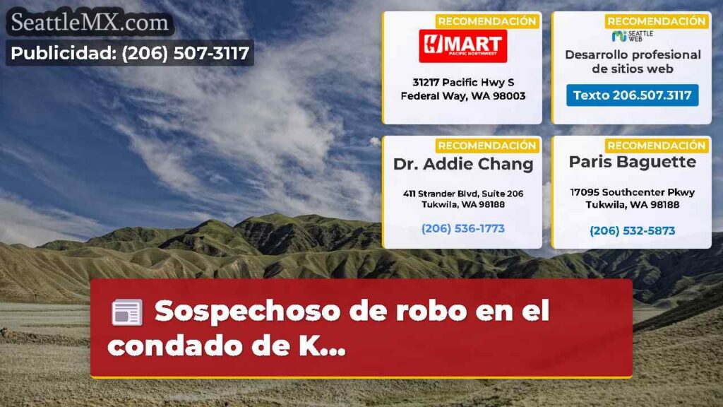 Sospechoso de robo en el condado de K...