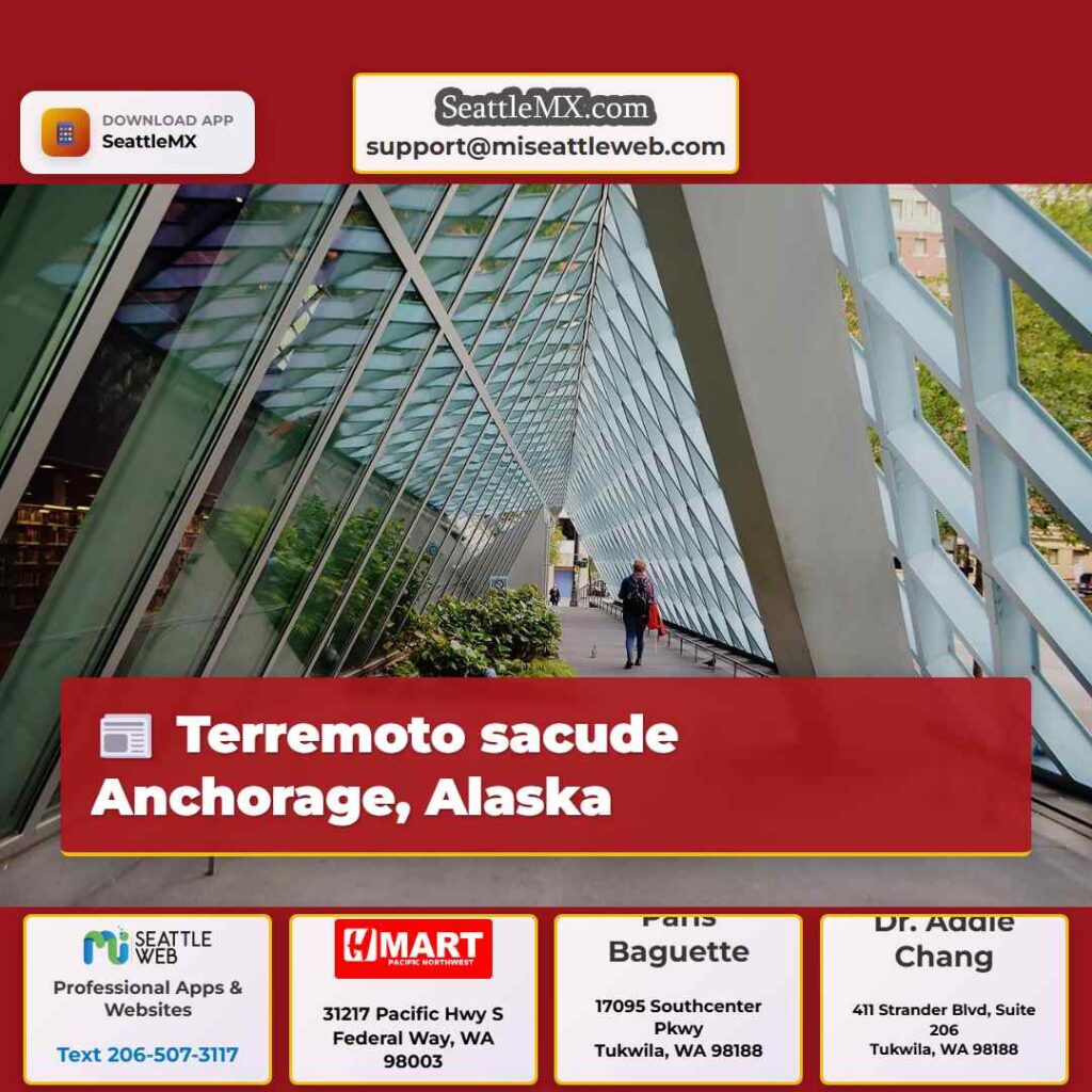 Terremoto sacude Anchorage, Alaska