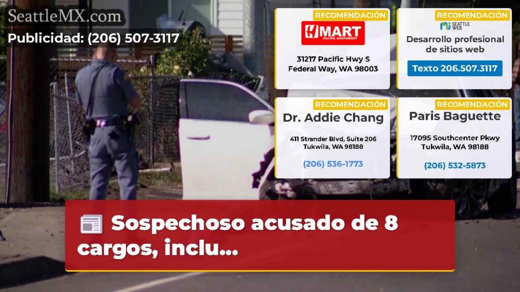 Sospechoso acusado de 8 cargos, inclu...