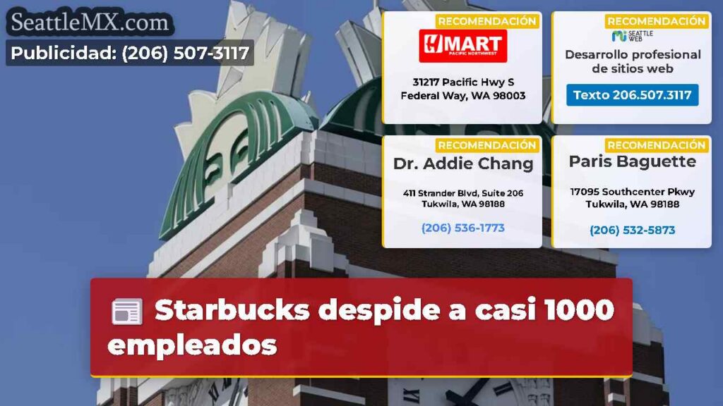 Starbucks despide a casi 1000 empleados