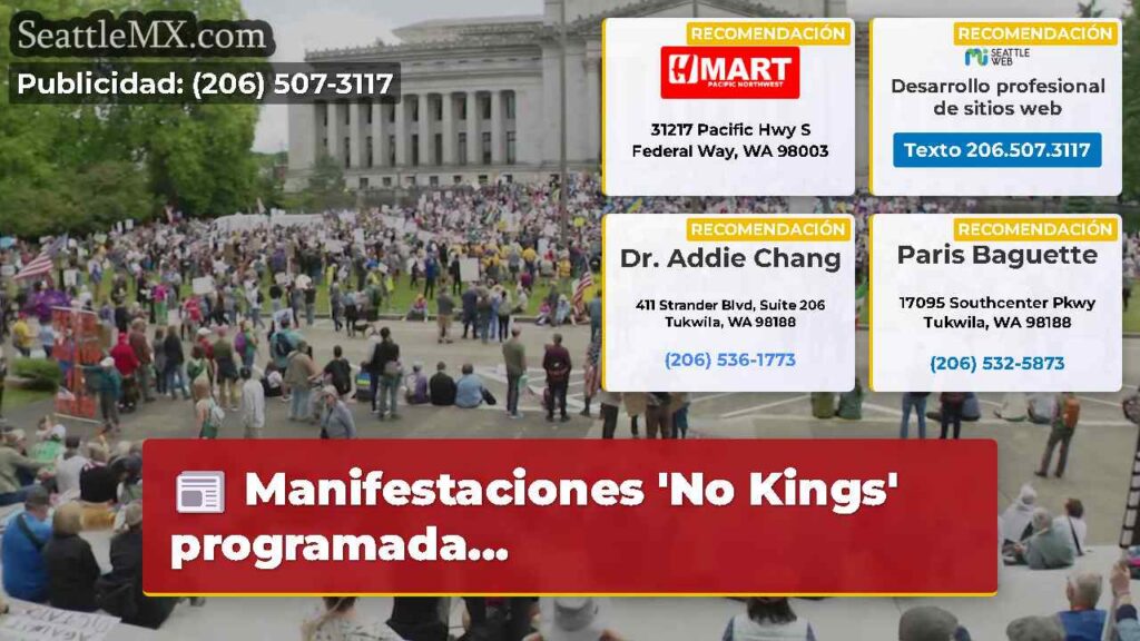 Manifestaciones 'No Kings' programada...
