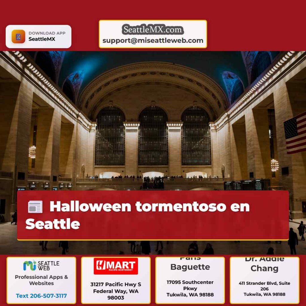 Halloween tormentoso en Seattle