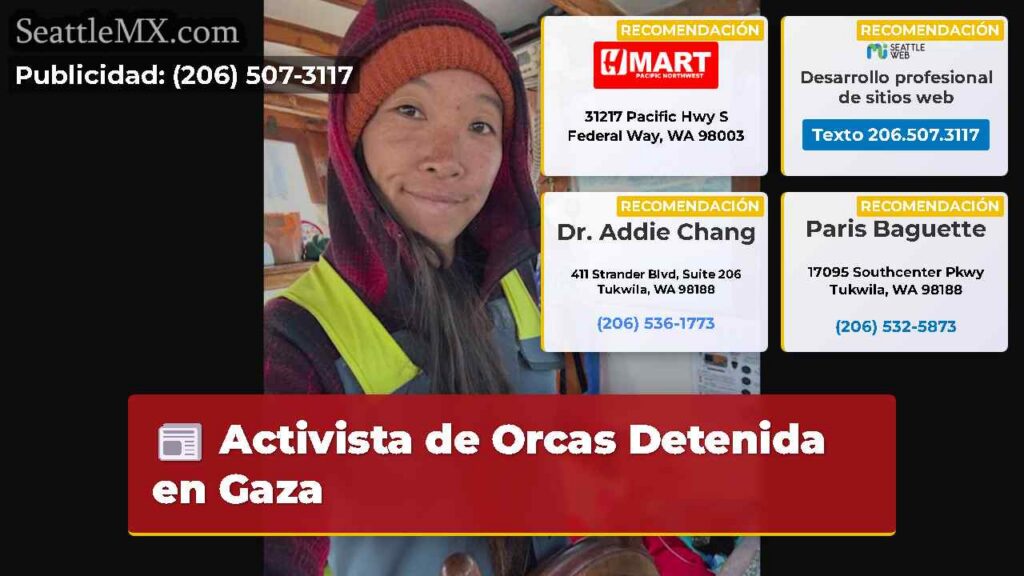 Activista de Orcas Detenida en Gaza