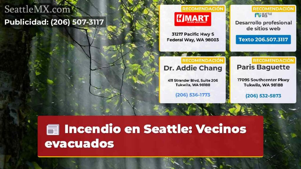Noticias De Seattle 5 Incendio en Seattle: Vecinos evacuados
