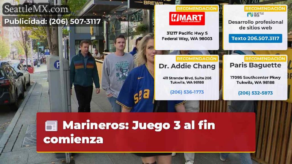 Marineros: Juego 3 al fin comienza