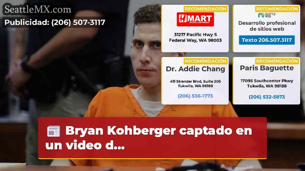 Noticias De Seattle 3 Bryan Kohberger captado en un video d...