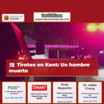 Tiroteo en Kent Un hombre muerto