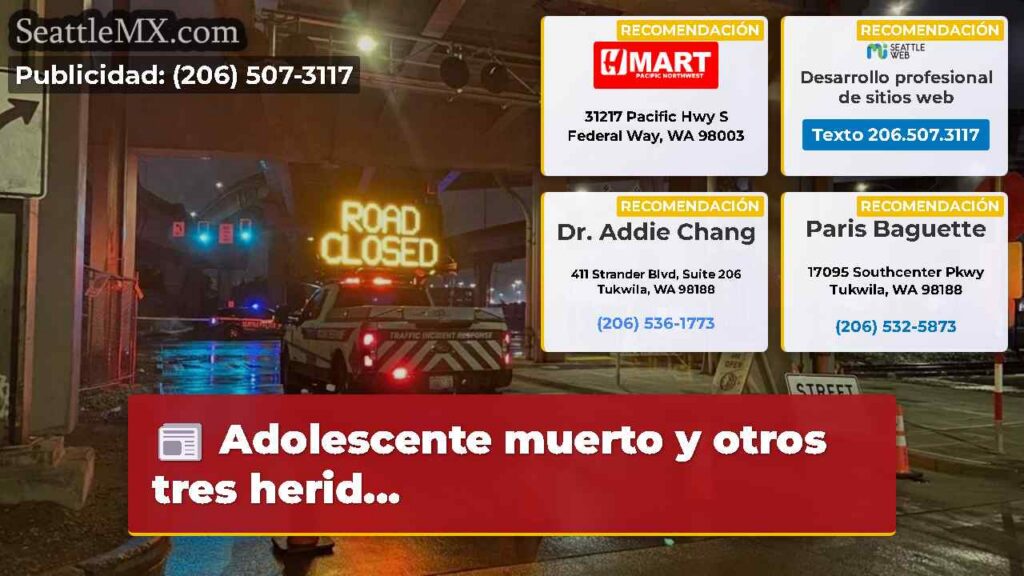 Adolescente muerto y otros tres herid...