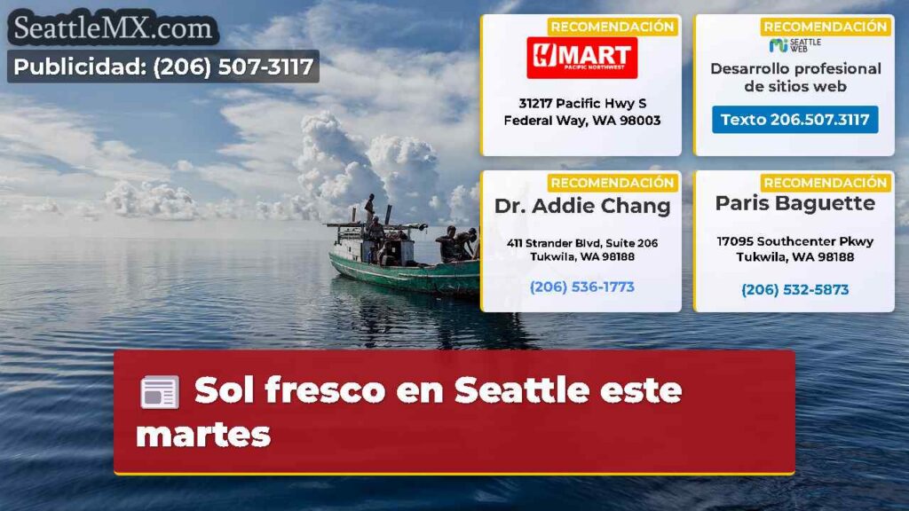 Home 8 Sol fresco en Seattle este martes