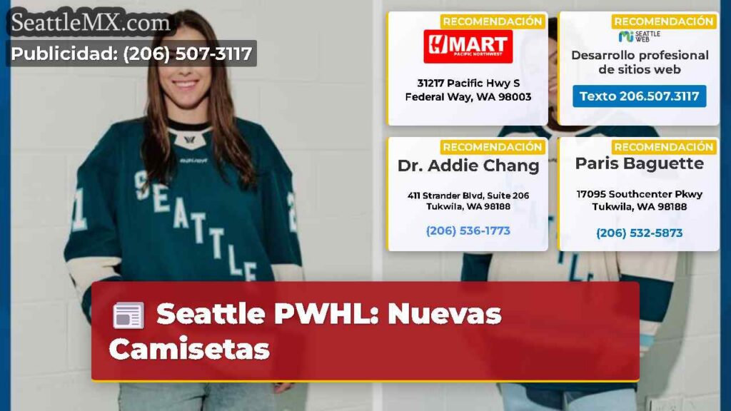 Seattle PWHL: Nuevas Camisetas