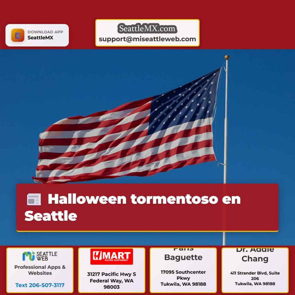 Halloween tormentoso en Seattle