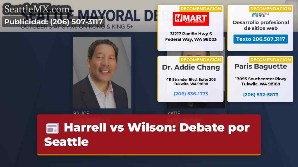 Harrell vs Wilson: Debate por Seattle