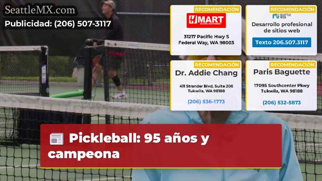 Pickleball: 95 años y campeona