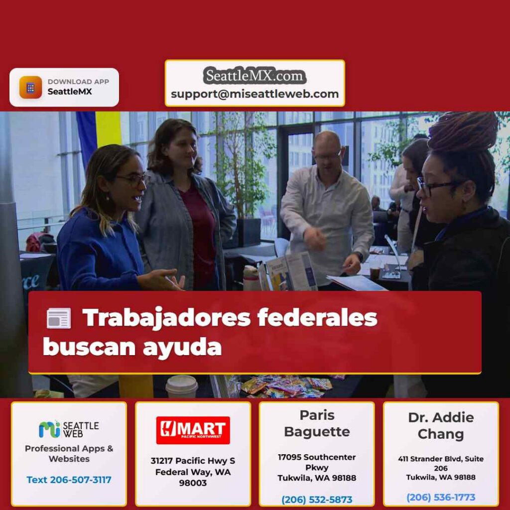 Trabajadores federales buscan ayuda