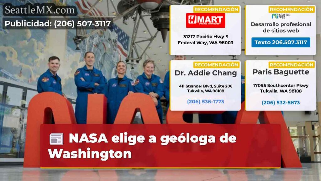 NASA elige a geóloga de Washington