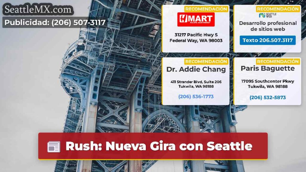 Rush: Nueva Gira con Seattle