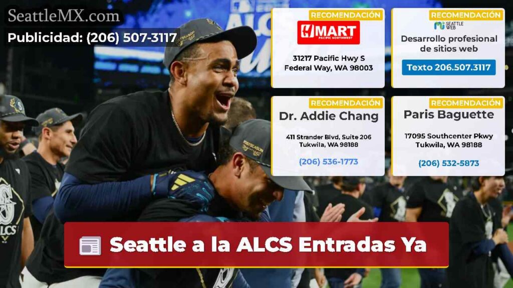 Seattle a la ALCS Entradas Ya