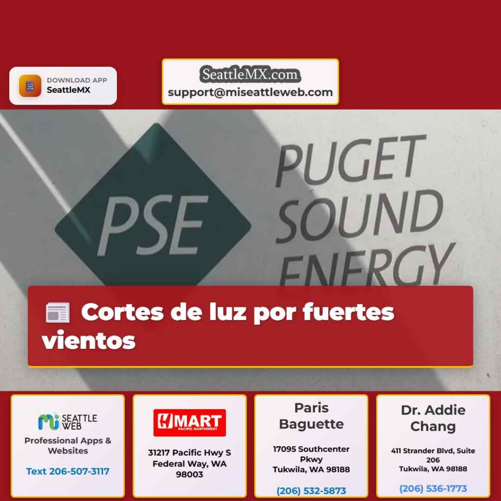 Cortes de luz por fuertes vientos