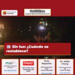 Sin luz ¿Cuándo se restablece?