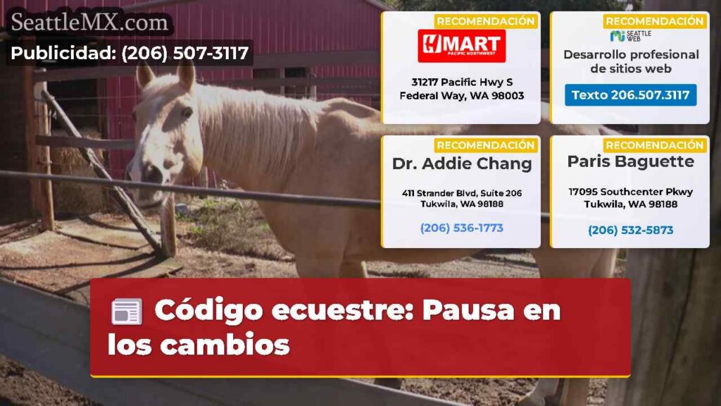 Código ecuestre: Pausa en los cambios