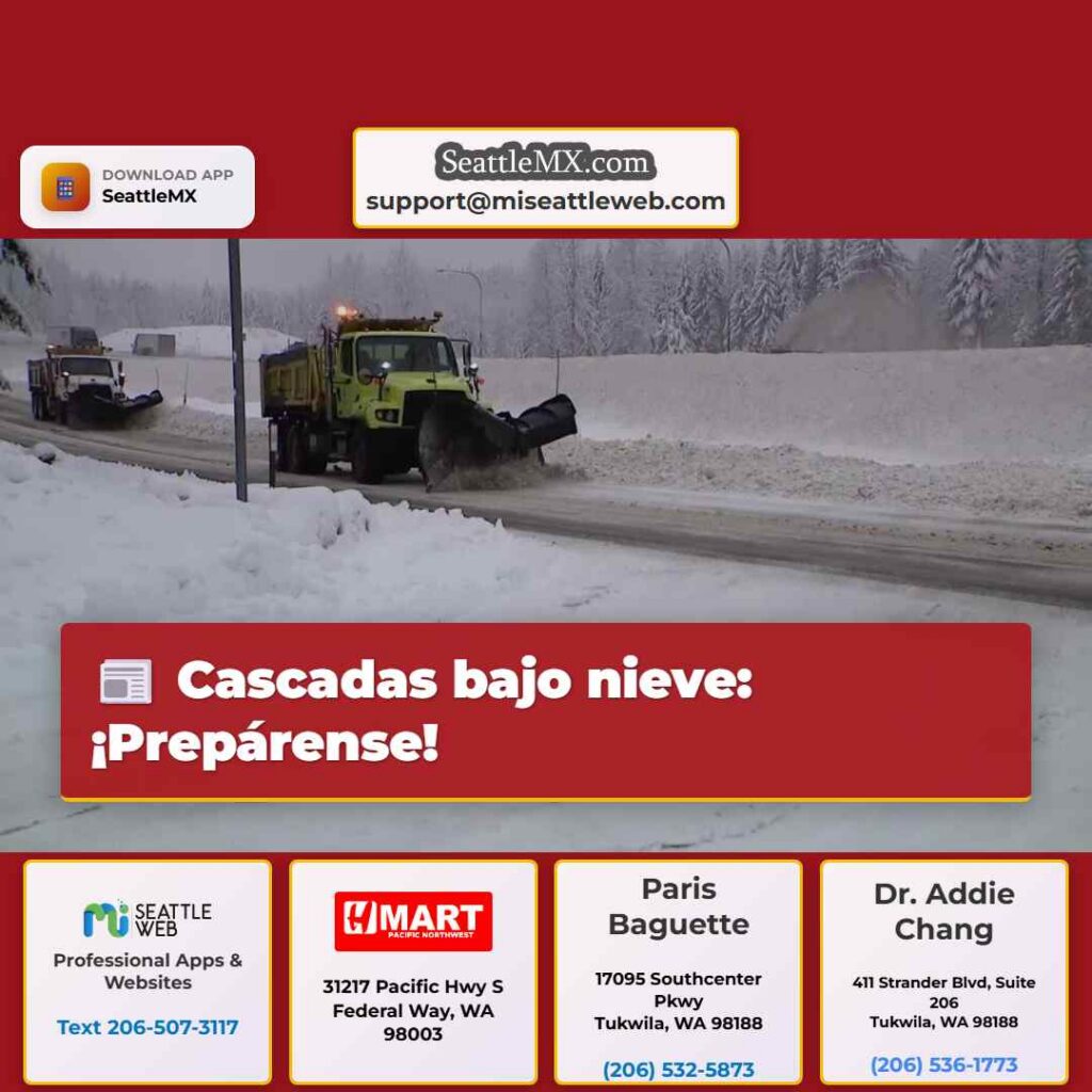 Cascadas bajo nieve: ¡Prepárense!
