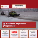 Cascadas bajo nieve ¡Prepárense!