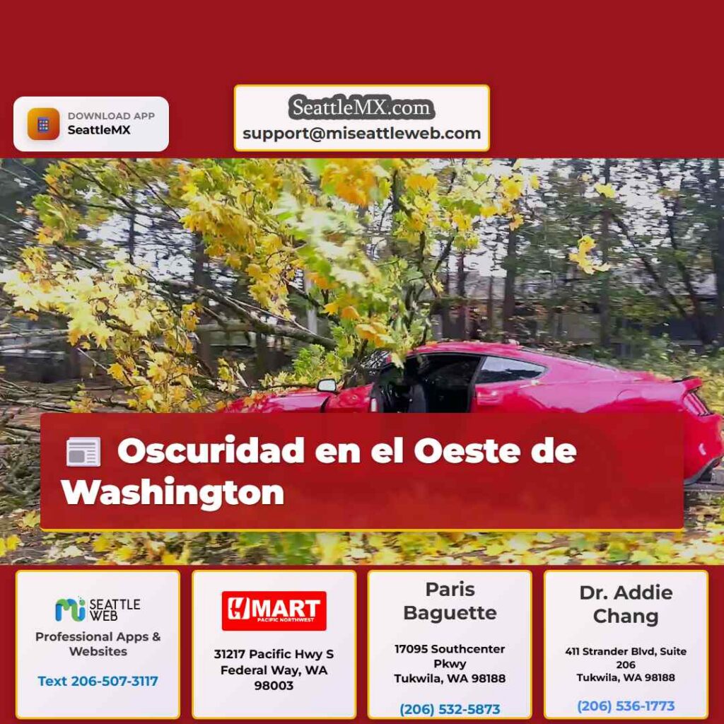 Oscuridad en el Oeste de Washington