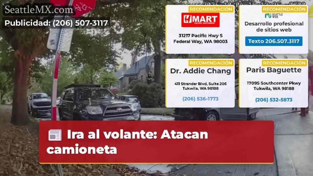 Ira al volante: Atacan camioneta
