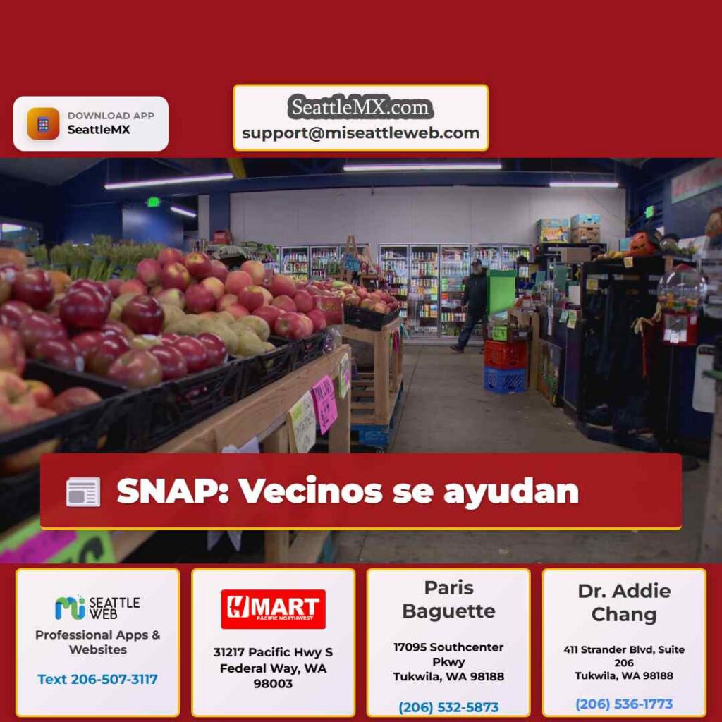 SNAP: Vecinos se ayudan