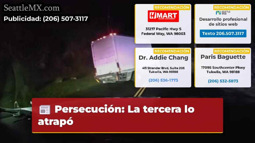 Persecución: La tercera lo atrapó