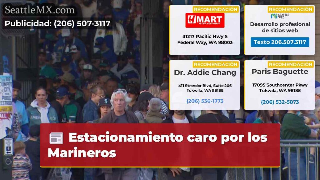 Estacionamiento caro por los Marineros