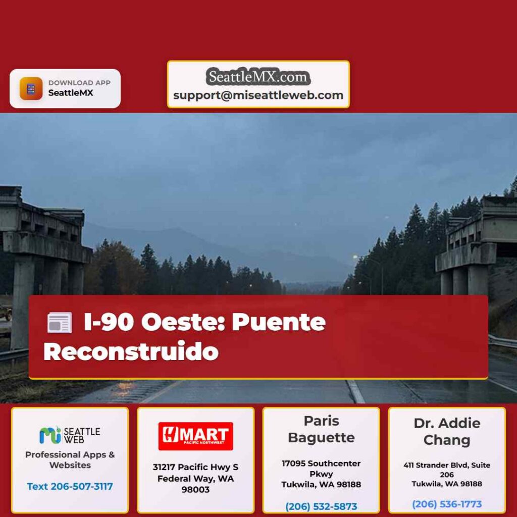 I-90 Oeste: Puente Reconstruido