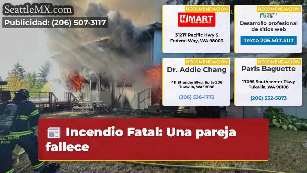 Incendio Fatal: Una pareja fallece