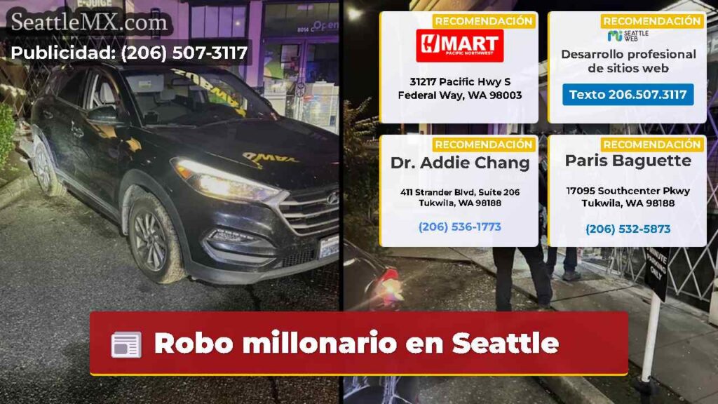 Robo millonario en Seattle