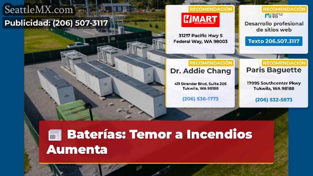 Baterías: Temor a Incendios Aumenta