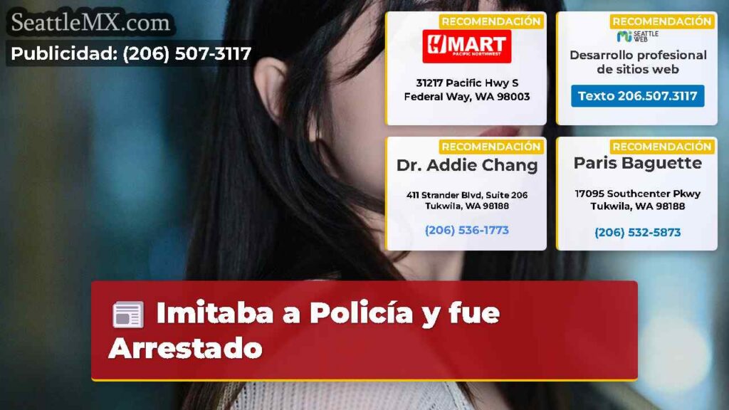 Imitaba a Policía y fue Arrestado