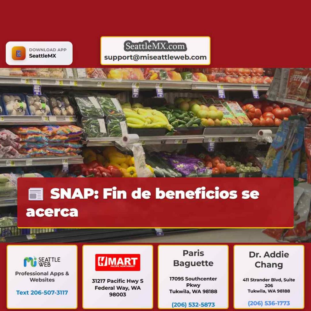 SNAP: Fin de beneficios se acerca